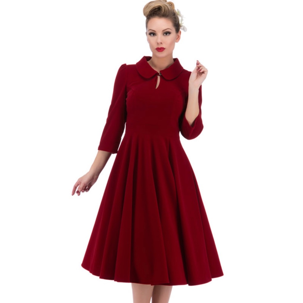NWT H&R London Velvet Tea dress